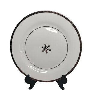 Arctic Solstice Verge Platinum Rim 10" 3/4  Dinner Plate Mint Condition